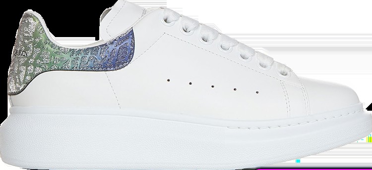Кроссовки Alexander McQueen Wmns Oversized Sneaker 'White Opalescent', белый