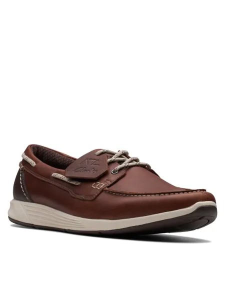 Топсайдеры мужские Clarks ATL Sail Go 26170334 коричневые 44 EU