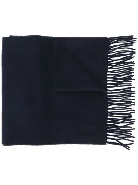 Yves Saint Laurent Pre-Owned шарф с бахромой