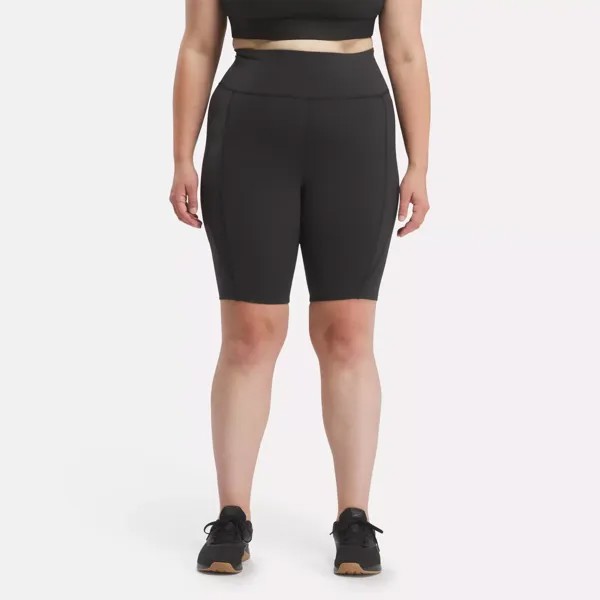 Велосипедные шорты Lux с высокой посадкой (большие размеры) Reebok, черный