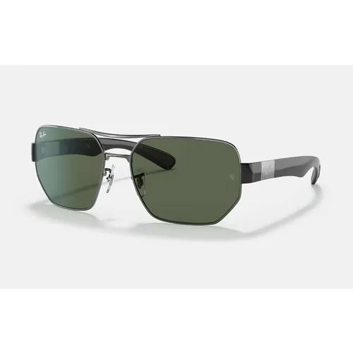 Солнцезащитные очки Ray-Ban, зеленый, черный