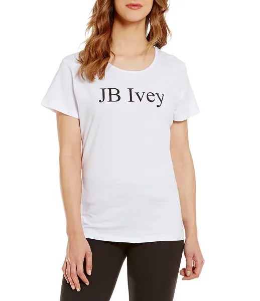 Футболка с коротким рукавом и логотипом Heritage J.B. Ivey, белый