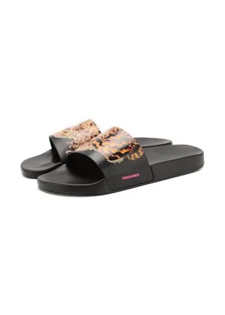 Кожаные шлепанцы Dsquared2