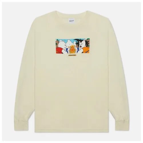Мужской лонгслив Ripndip Nermku Battle бежевый , Размер XL