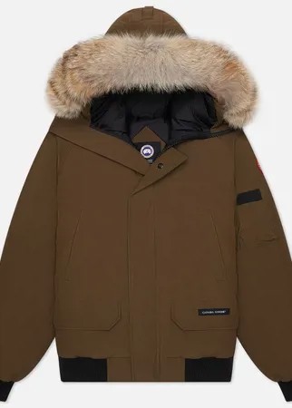 Мужская куртка бомбер Canada Goose Chilliwack, цвет оливковый, размер XL