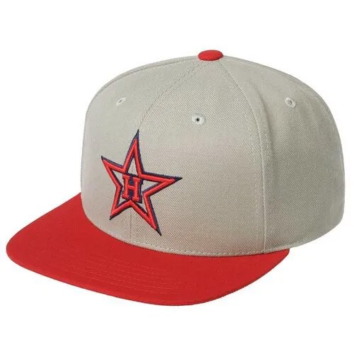 Бейсболка AMERICAN NEEDLE арт. 400A1V-HOS Hollywood Stars 400 Series MILB (серый / красный), размер UNI