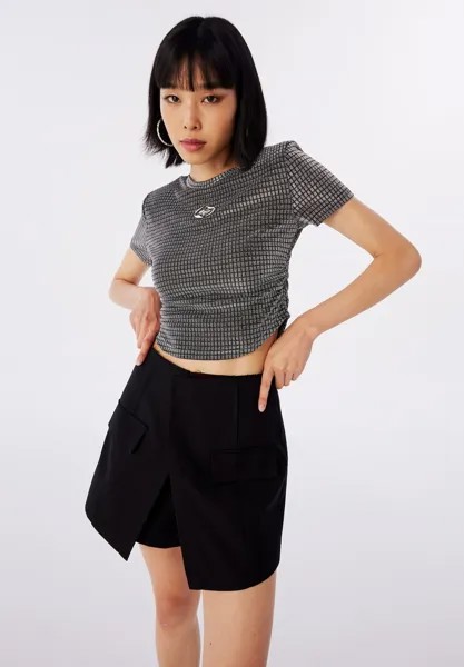 Футболка с принтом REGULAR FIT Twist, серый