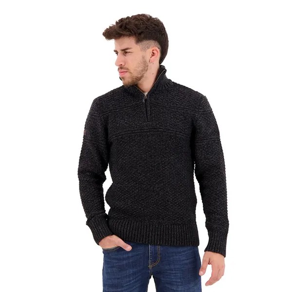 Свитер Superdry Jacob Henley, черный