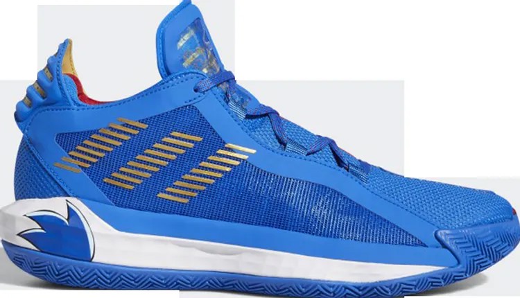 Кроссовки Adidas Sonic the Hedgehog x Dame 6 GCA 'Chasing Rings', синий