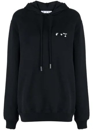 Off-White худи оверсайз с логотипом