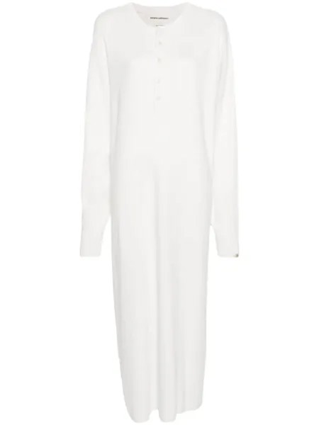 Платье n°338 тонкой вязки extreme cashmere, белый