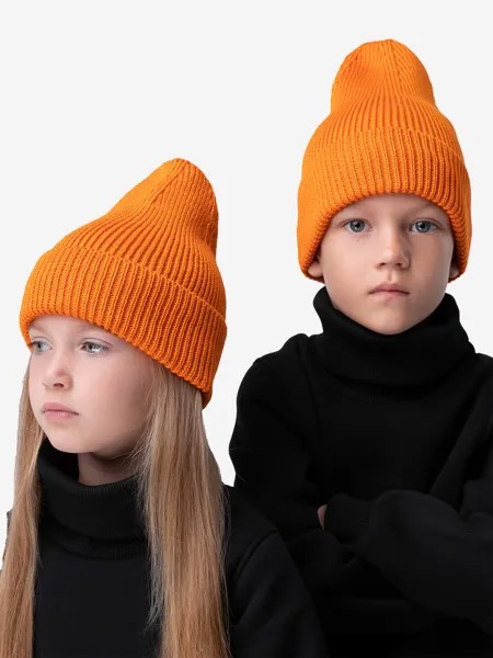 Вязаная детская шапка bodo, Оранжевый