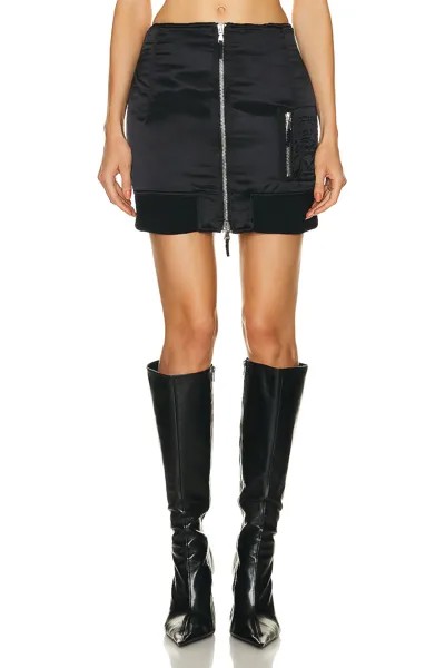 Юбка мини Jean Paul Gaultier Embroidered, черный