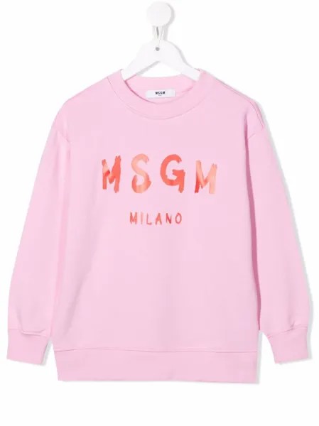 MSGM Kids толстовка с логотипом