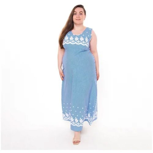 Сарафан LOVETEX.STORE, размер 52, голубой