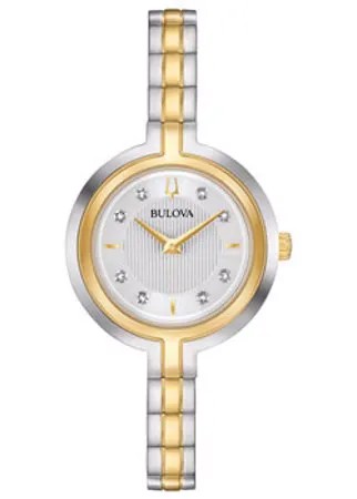 Японские наручные  женские часы Bulova 98P193. Коллекция Rhapsody