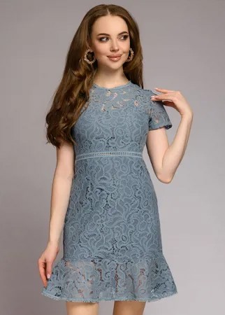 Вечернее платье женское 1001dress 0112001-30067BL синее 46