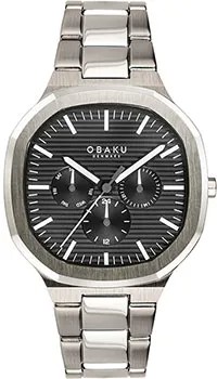 Fashion наручные  мужские часы Obaku V275GMCBSC. Коллекция Oktant