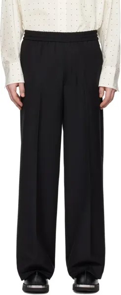 Брюки MM6 Maison Margiela Wide Leg Track, черный