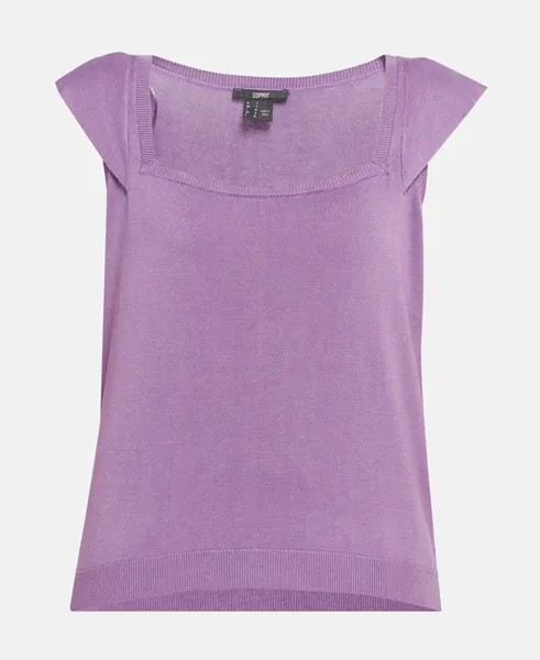 Трикотажная рубашка Esprit Collection, лиловый