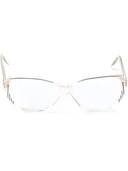 Givenchy Pre-Owned очки в овальной оправе
