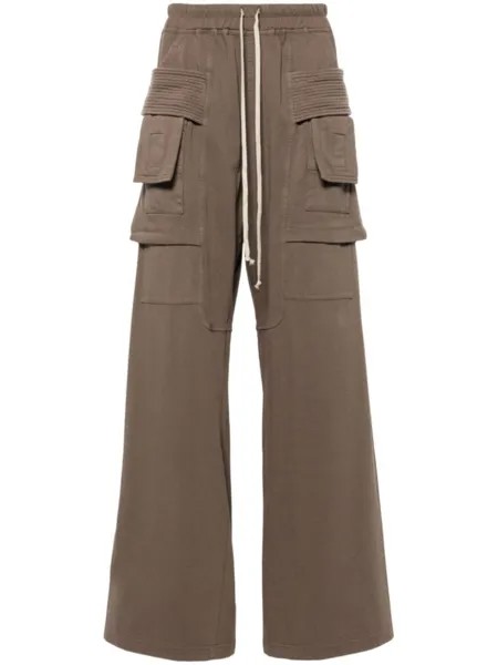 Rick Owens DRKSHDW спортивные брюки с кулиской, серый