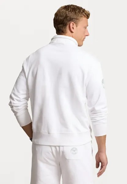 Футболка с длинным рукавом WIMBLEDON FLEECE COLLARED SWEATSHIRT Ralph Lauren, белый