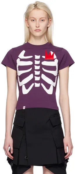 Фиолетовая футболка с графическим рисунком Charles Jeffrey Loverboy