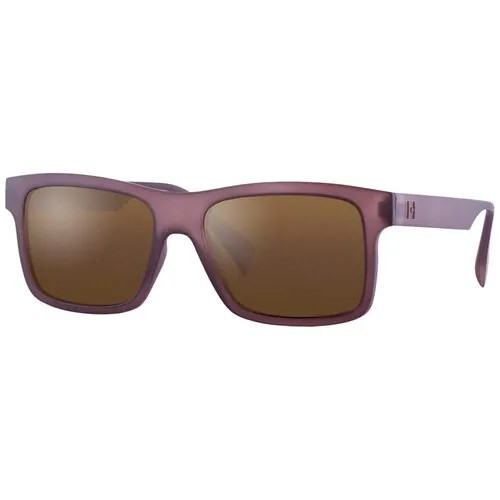 Солнцезащитные очки Italia Independent, прямоугольные, оправа: пластик, поляризационные, для мужчин, коричневый