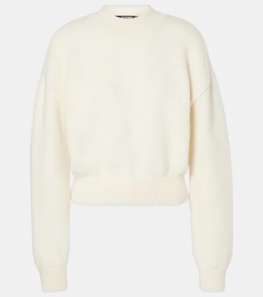 Свитер Jacquemus Mail из смеси шерсти Jacquemus, цвет light beige