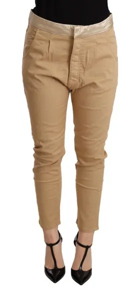Брюки CYCLE Хлопковые эластичные узкие брюки бежевого цвета со средней талией s. W28 $220
