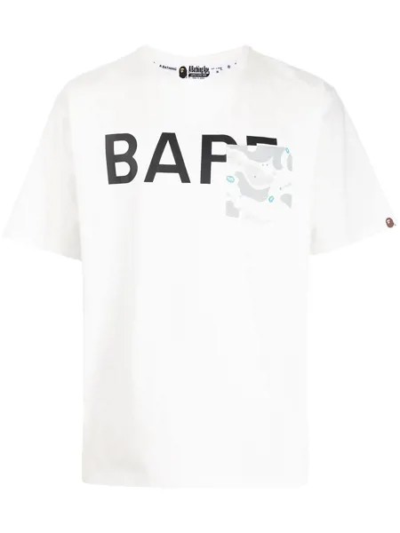 A BATHING APE® футболка Space Camo с карманом