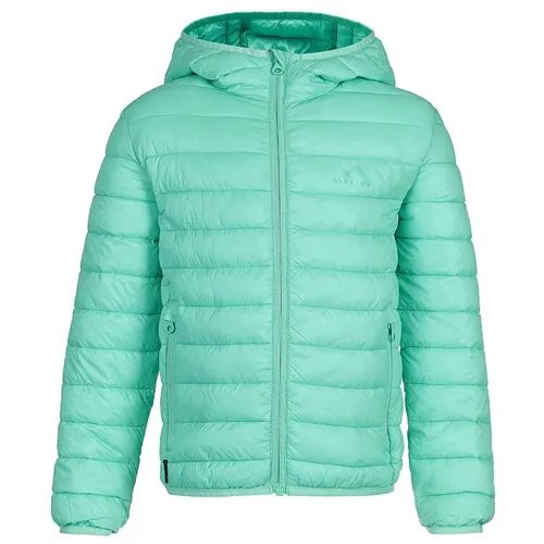 Куртка Oldos зимняя, водонепроницаемость, защита от попадания снега, капюшон, карманы, размер 134, зеленый