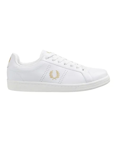 Кожаные кроссовки классического стиля Fred Perry, белый