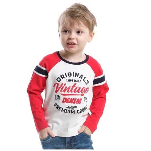 Лонгслив Mini Maxi, размер 122, красный