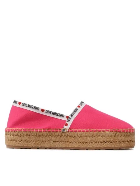 Эспадрильи Love Moschino, розовый