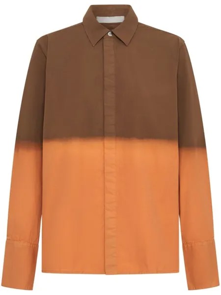 Dion Lee рубашка Sunfade, коричневый