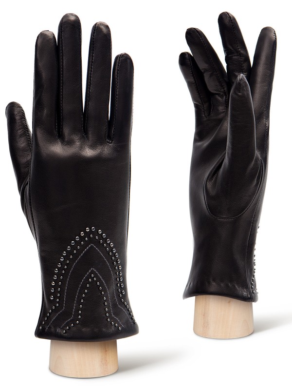 Перчатки женские Eleganzza IS00592 черные 7.5