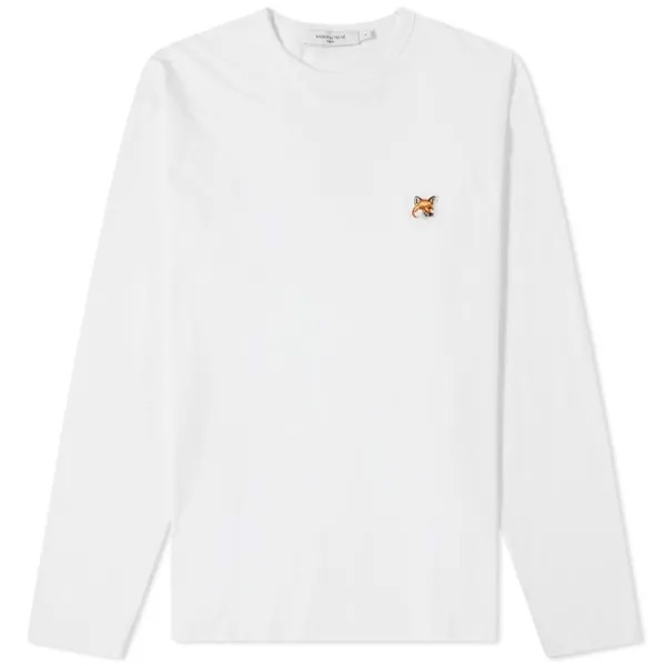 Футболка Maison Kitsuné Long Sleeve Fox Head Patch Regular Tee