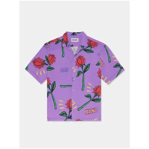 Рубашка PASDEMER, размер L, фиолетовый