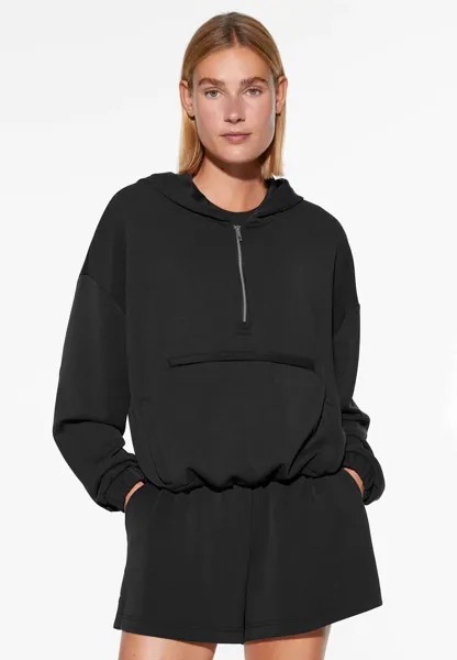 Толстовка MODAL POCKET Hoodie OYSHO, цвет black