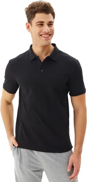 Футболка мужская Bilcee Men's Polo T-Shirt черная M