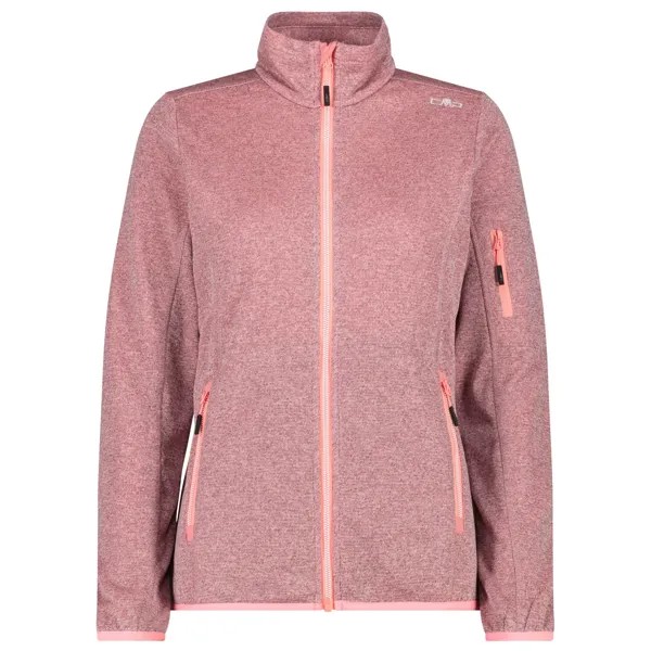 Флисовая жилетка Cmp Women's Knitted + Mesh, цвет Lotus/Lighter