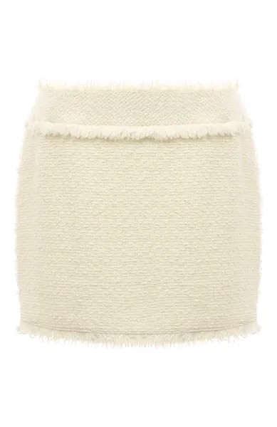 Юбка из шерсти и шелка Alberta Ferretti