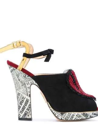 Charlotte Olympia декорированные босоножки