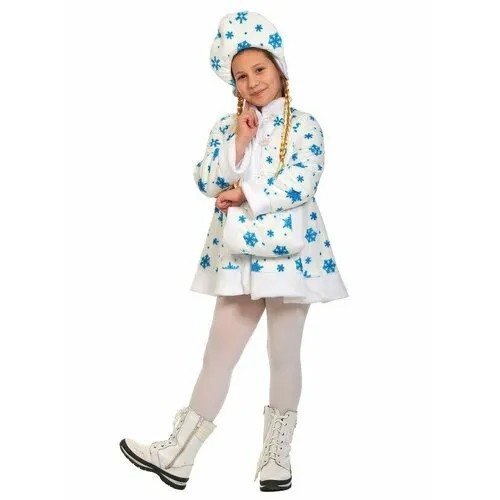 Детский костюм белой Снегурочки
