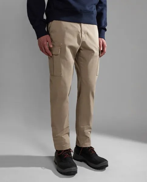 Бежевые мужские брюки карго Regular M-Yasuni SL Napapijri, бежевый