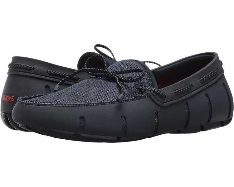 Лоферы SWIMS Braided Lace Loafer, темно-синий