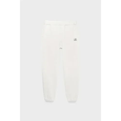 Брюки C.P. Company diagonal raised fleece track pants, размер 52, белый