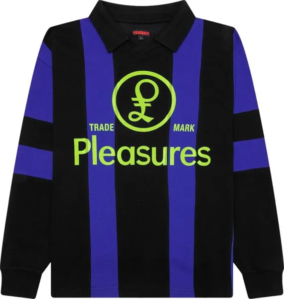 Поло Pleasures Trespass Rugby 'Black', черный